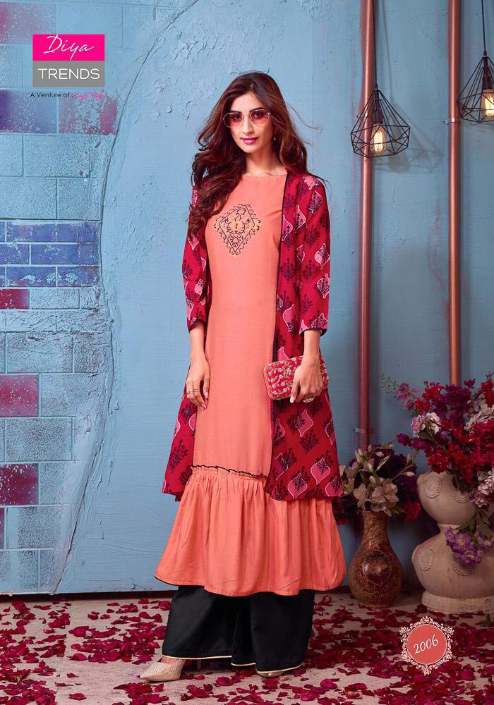 Globus City Vol-2 Diya Trends Rayon Wholesale Kurti Globus City Vol-2 Diya Trends Rayon Wholesale Kurti